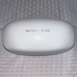 MICHAEL KORS White Hard Sided Sunglass/Glass Case